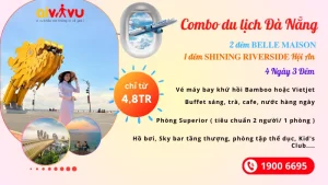 Combo du lịch 4N3Đ tại khách sạn Belle Maison Đà Nẵng